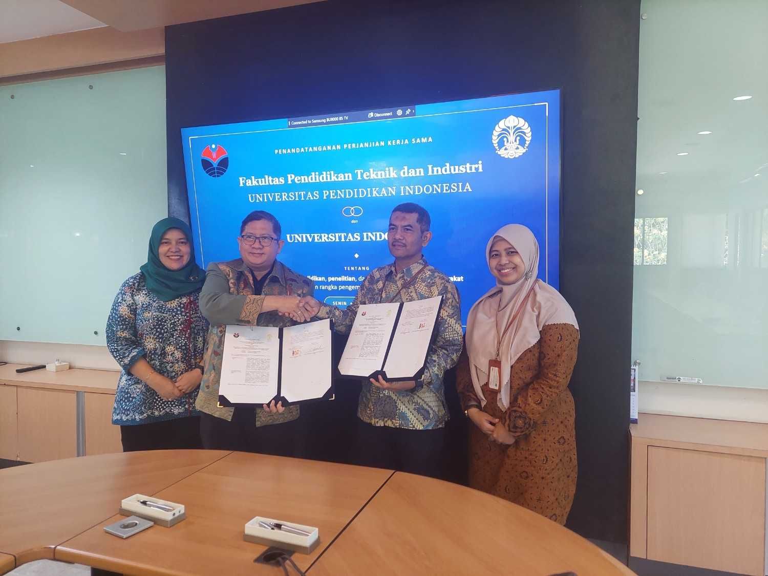 FPTI UPI dan Fakultas Teknik UI Perkuat Sinergi Pendidikan, Riset, dan Inovasi