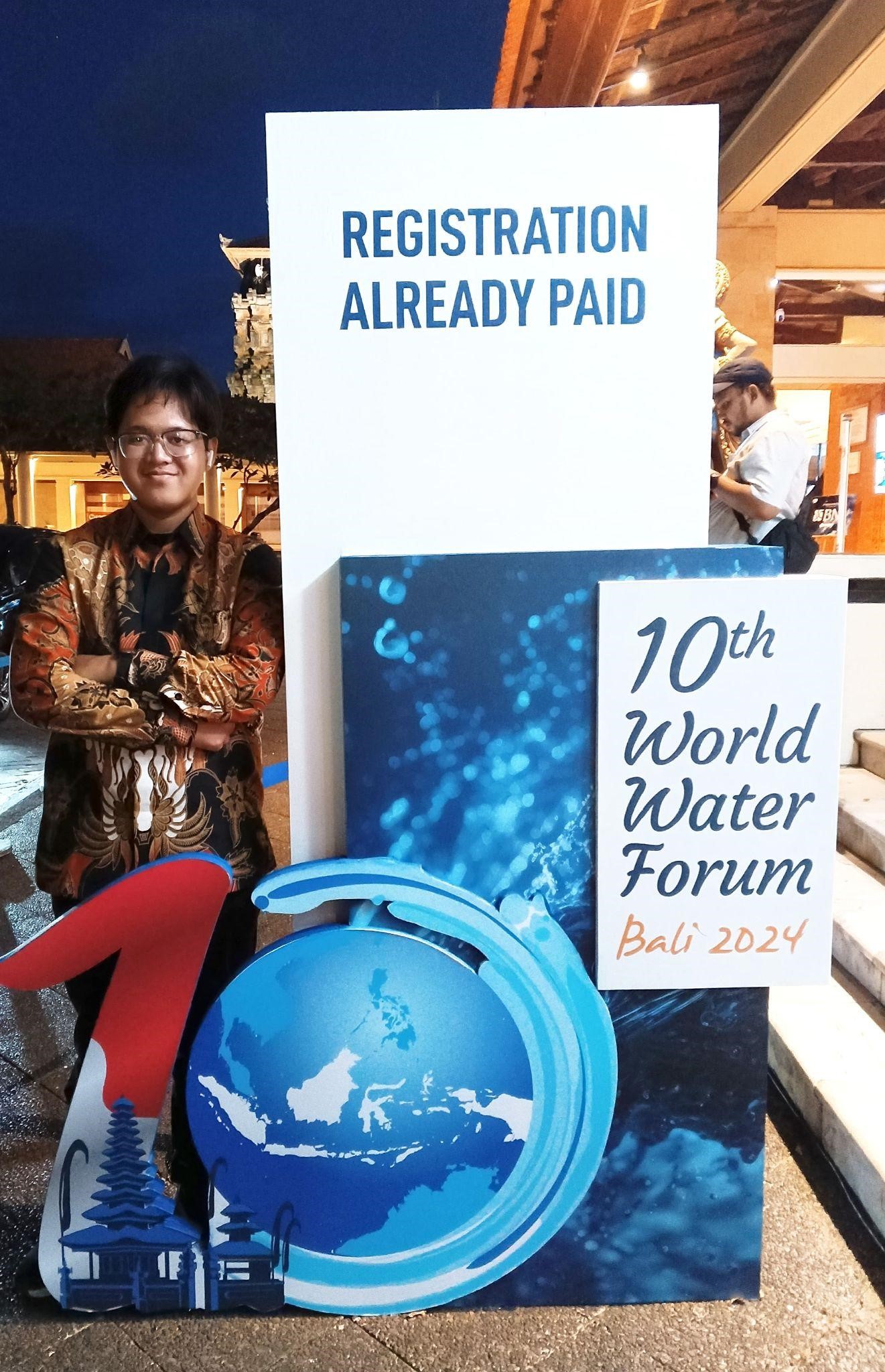 MAHASISWA TEKNIK LOGISTIK WAKILI UPI DALAM THE 10TH WORLD WATER FORUM