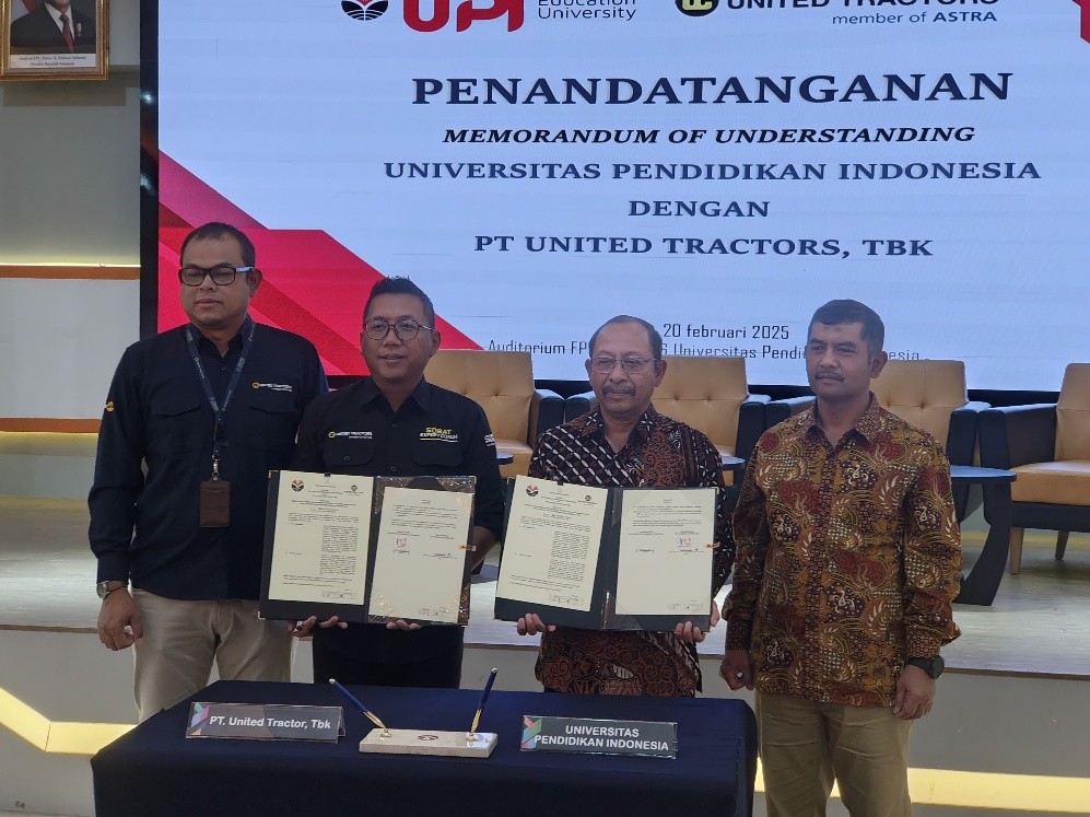 UPI dan United Tractors Jalin Kerja Sama Strategis melalui Penandatanganan MoU