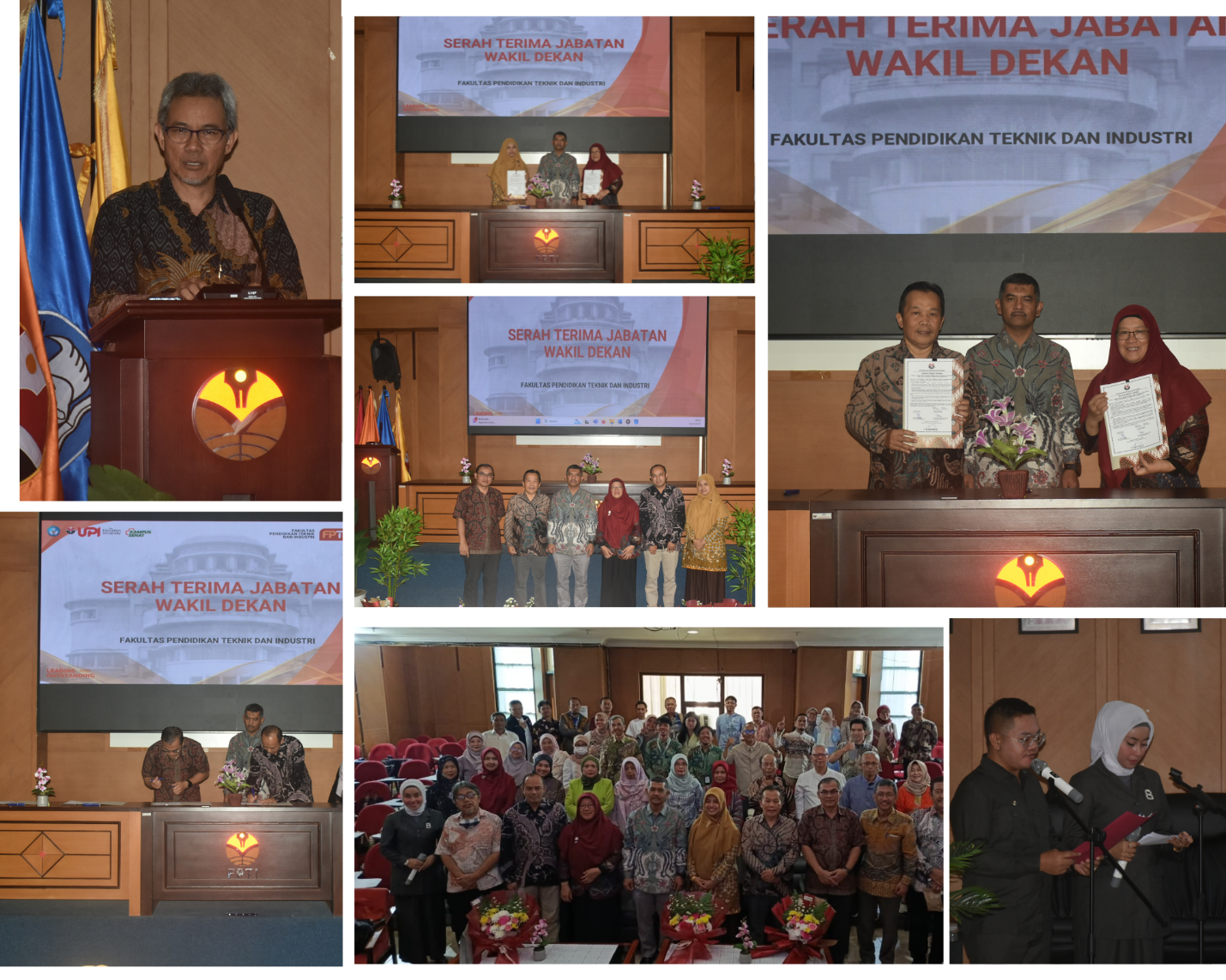 FPTI UPI Selenggarakan Serah Terima Jabatan Wakil Dekan Masa Bakti 2025–2029