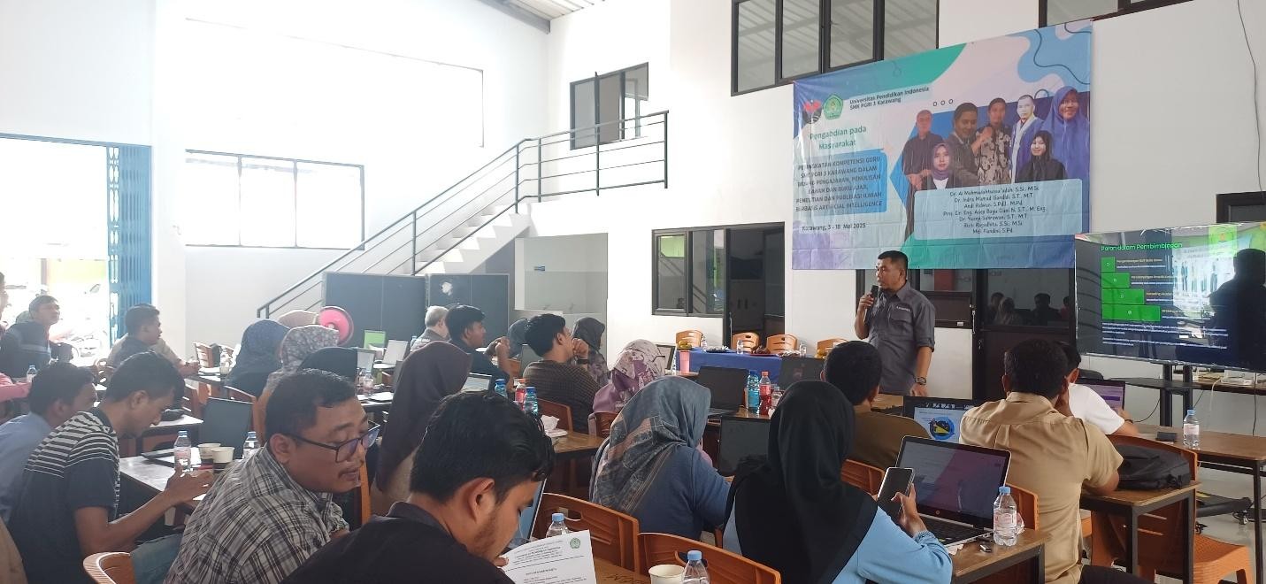 Dosen UPI Pimpin Pelatihan Berbasis AI untuk Guru SMK dan SMP di Karawang