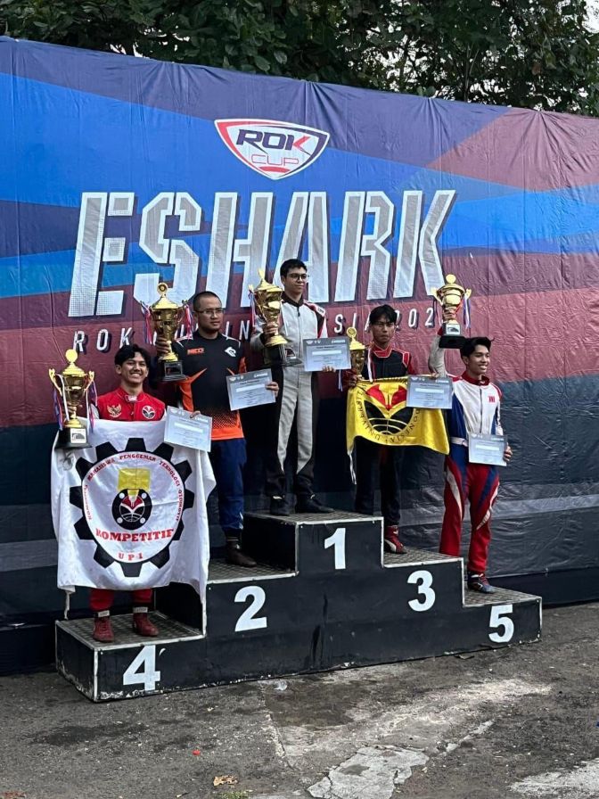 Automotive Engineering Students FPTI UPI UPI Achieve Outstanding Success at Eshark Rok Cup Indonesia 2025 Series 5