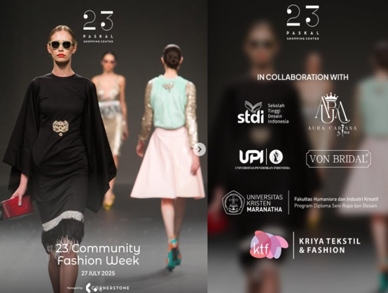 Mahasiswa Program studi Pendidikan Tata Busana FPTI UPI Tampil di Ajang 23 Community Fashion Week “Unboxing