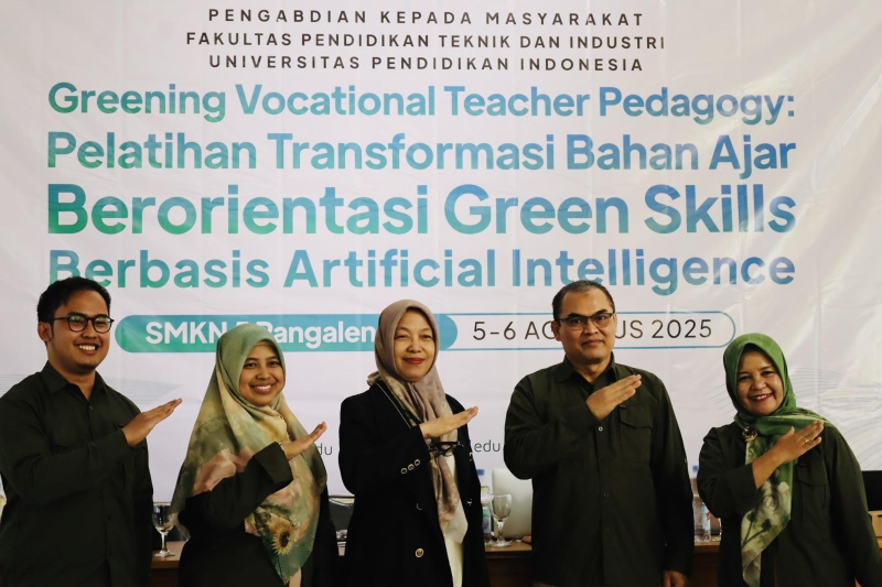 FPTI UPI Dorong Transformasi Pedagogi Guru SMK Berbasis AI dan Green Skills untuk Dukung SDGs
