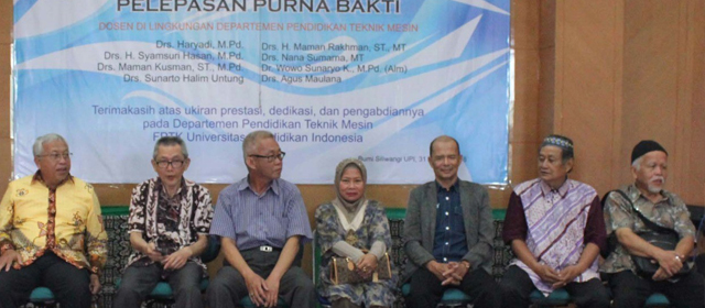 Pelepasan Purnabakti Dosen Departemen Pendidikan Teknik Mesin 